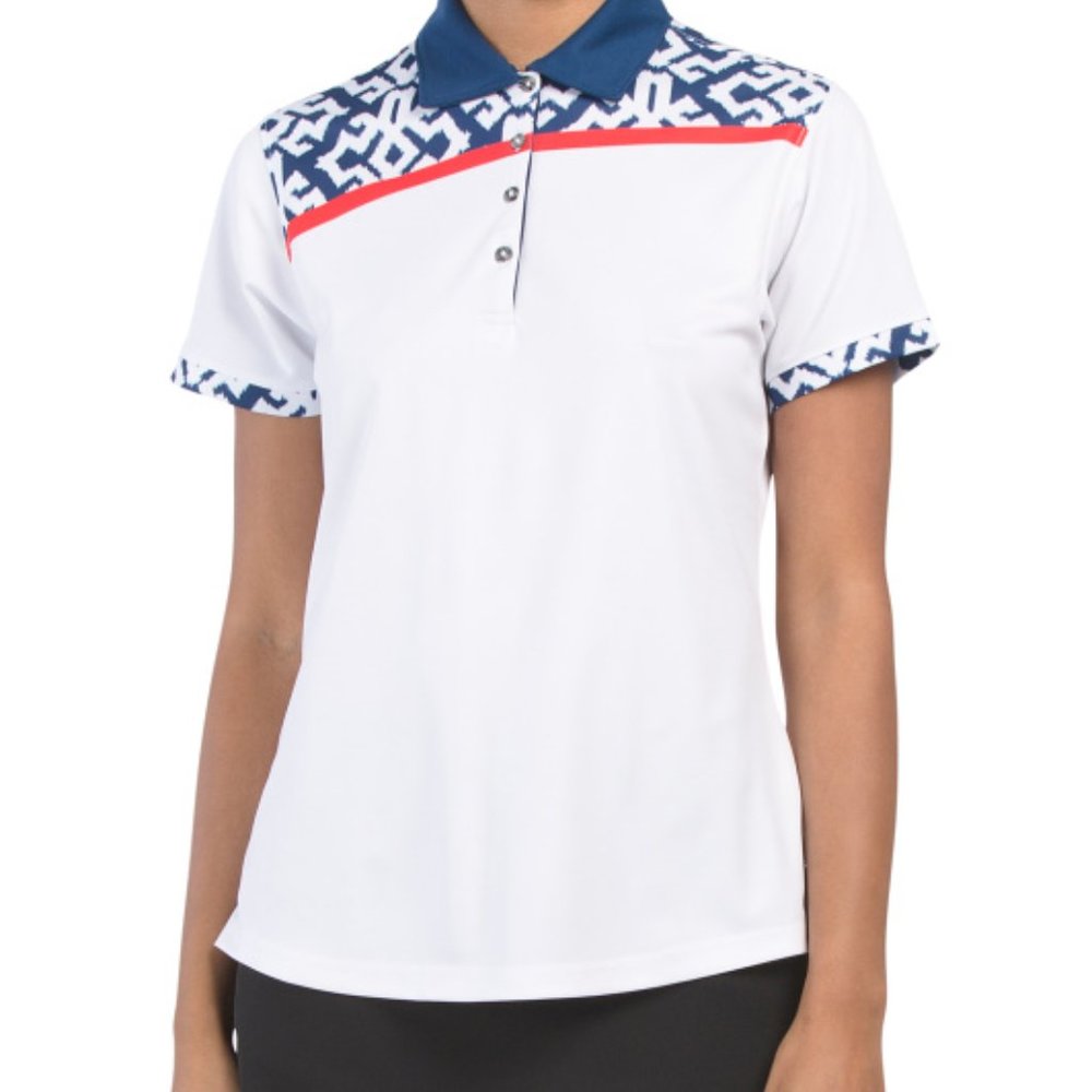 NWT BERMUDA SANDS Upf 50 Golf top XS
